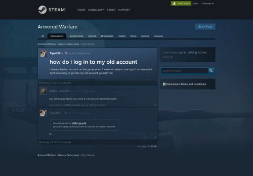 
                            6. how do i log in to my old account :: Armored Warfare General ...