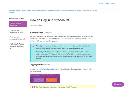
                            4. How do I log in to MyAccount? – MyRepublic Support