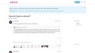 
                            4. How do I log in to odrive2? - I Have a Question - odrive Forum
