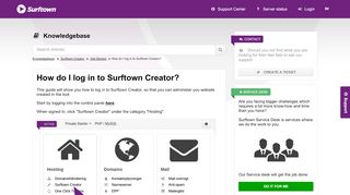 
                            10. How do I log in to Surftown Creator? | Surftown Dashboard