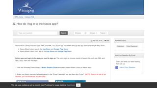 
                            10. How do I log in to the Naxos app? - Library FAQ