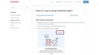 
                            2. How do I log in using Facebook login? - VarageSale Knowledge Base