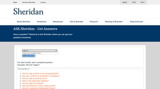 
                            6. How do I log into my Access Sheridan account? - Ask Sheridan - Get ...