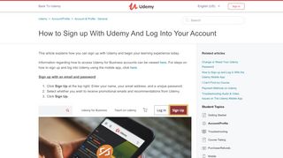 
                            12. How do I Log Into my Udemy Account? – Udemy