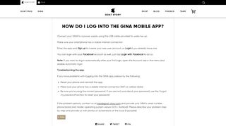 
                            10. How do I log into the GINA mobile app? – GOAT STORY