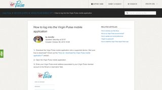 
                            5. How do I log into the Virgin Pulse mobile application? – Virgin Pulse