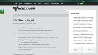 
                            2. How do I login? | Doctors In Training