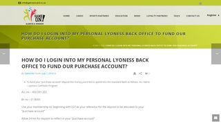 
                            9. HOW DO I LOGIN INTO MY PERSONAL LYONESS BACK OFFICE TO ...