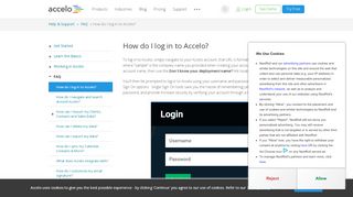 
                            8. How do I login to Accelo? | Accelo