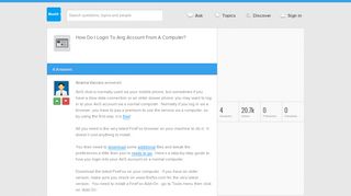 
                            4. How Do I Login To Airg Account From A Computer? - Blurtit