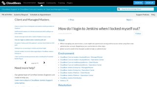 
                            5. How do I login to Jenkins when I locked myself out? – CloudBees ...