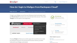 
                            8. How do I login to Mailgun from Rackspace Cloud? – Mailgun Help ...