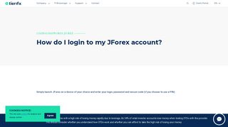 
                            9. How do I login to my JForex account? - Tier1fx, the new transparent ...