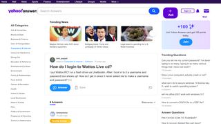 
                            13. How do I login to Wattos Live cd? | Yahoo Answers