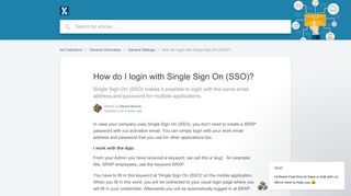 
                            10. How do I login with Single Sign On (SSO)? | SRXP Help Center