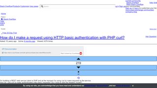 
                            1. How do I make a request using HTTP basic authentication with PHP ...