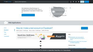 
                            11. How do I make a test account on Facebook? - Web Applications Stack ...