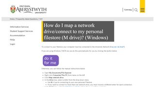 
                            12. How do I map a network drive/connect to my personal ...