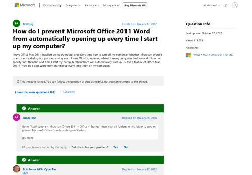 
                            13. How do I prevent Microsoft Office 2011 Word from automatically ...