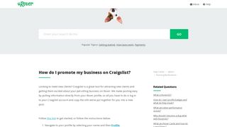 
                            13. How do I promote my business on Craigslist? – Help Center