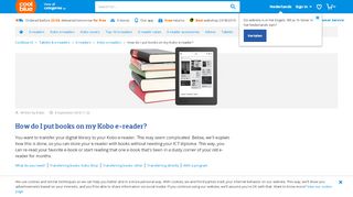 
                            10. How do I put books on my Kobo e-reader? - Before 23:59, delivered ...