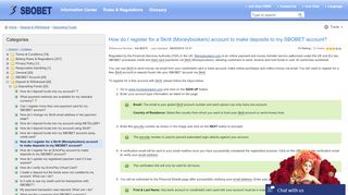 
                            5. How do I register for a Skrill (Moneybookers) account to make ...