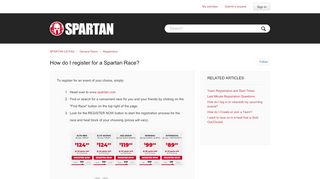 
                            2. How do I register for a Spartan Race? – SPARTAN RACE FAQ
