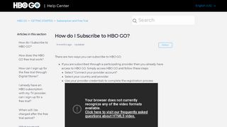 
                            6. How do I register for HBO GO? – HBO GO