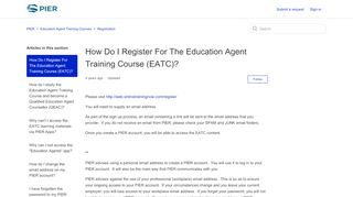 
                            8. How Do I Register For The Education Agent Training Course (EATC ...