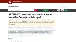 
                            10. How do I remove an account from the Outlook mobile app?