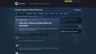
                            5. How do I remove prime from my account? :: Counter-Strike: Global ...