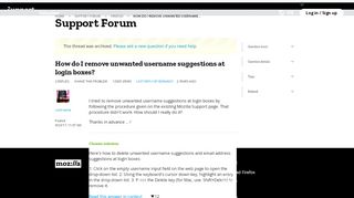 
                            3. How do I remove unwanted username suggestions at login boxes ...