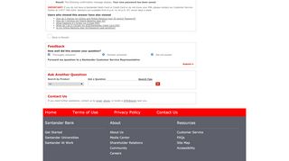 
                            13. How do I reset my Online / Mobile Banking password? - Santander Bank