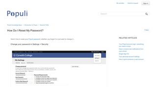 
                            13. How do I reset my password? – Populi Knowledge Base
