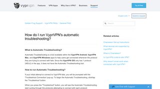 
                            10. How do I run VyprVPN's automatic troubleshooting? – Golden Frog ...