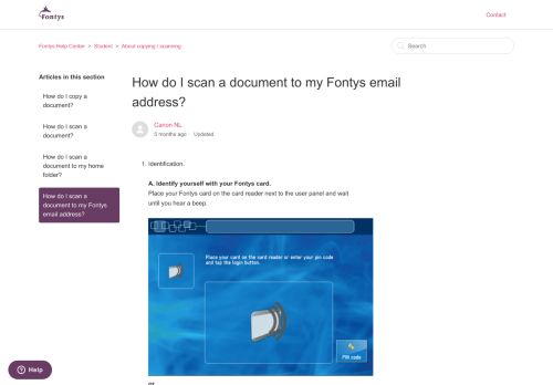 
                            9. How do I scan a document to my Fontys email address? – Fontys Help ...