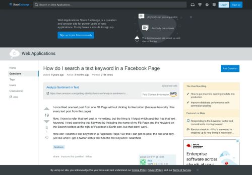 
                            7. How do I search a text keyword in a Facebook Page - Web ...