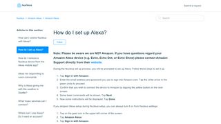 
                            13. How do I set up Alexa? – Nucleus