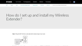 
                            5. How do I set up and install my Wireless Extender? | D-Link Hellas