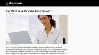 
                            6. How Do I Set Up My Optus Email Accounts? | It Still Works
