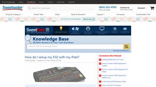 
                            11. How do I setup my X32 with my iPad? | Sweetwater