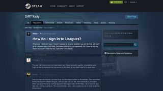 
                            7. How do I sign in to Leagues? :: DiRT Rally General Chat