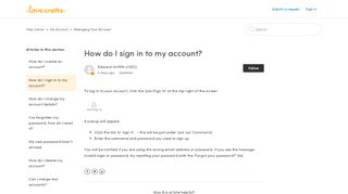 
                            3. How do I sign in to my account? – Help Center - LoveKnitting