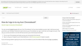 
                            9. How do I sign in to my Acer Chromebook? - Answers