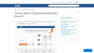 
                            4. How Do I Sign In To My Existing Gliffy Online Account? – Gliffy Support