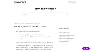 
                            13. How do I sign in without Facebook or Google+? – Anghami Help ...