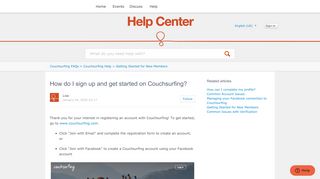 
                            5. How do I sign up and get started on Couchsurfing? – Couchsurfing ...