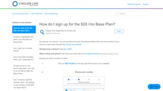 
                            6. How do I sign up for the $28 /mo Base Plan? – Circles.Life Help Center