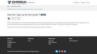 
                            3. How do I sign up for this portal ? – ZIMPERIUM Support Portal