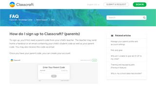
                            2. How do I sign up to Classcraft? (parents) – Classcraft - Knowledge ...